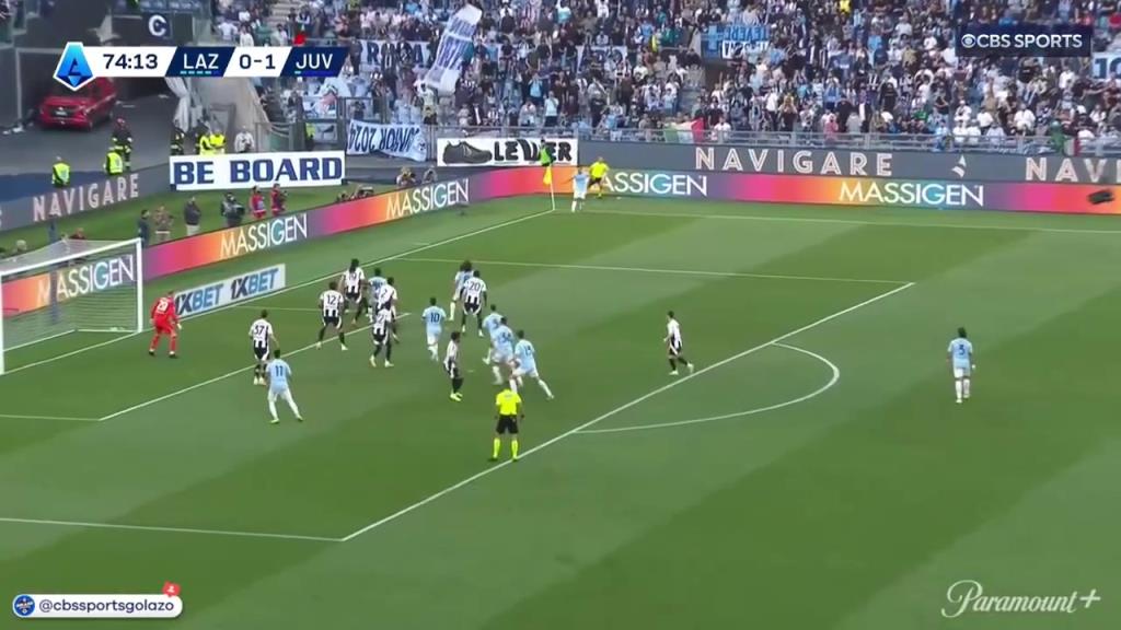 【集錦】意甲-穆阿尼破門卡盧盧紅牌 十人尤文1-1拉齊奧