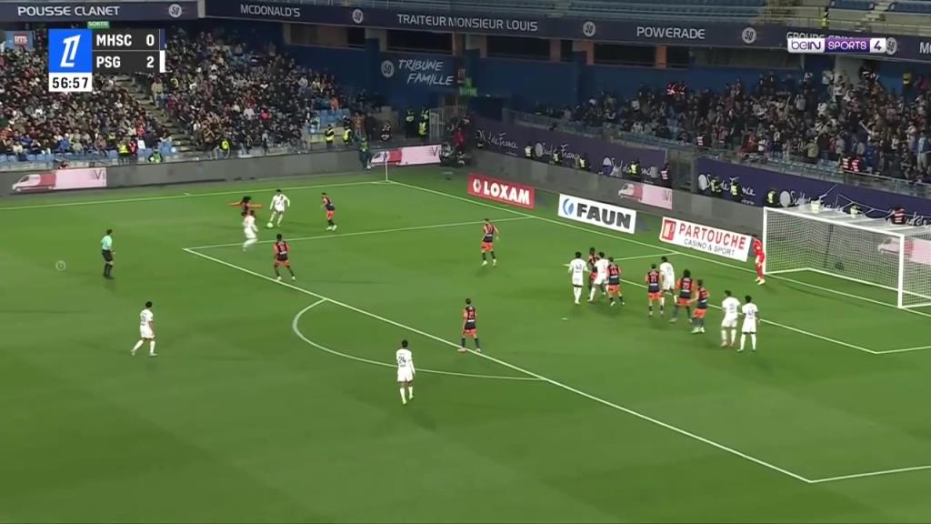 【集錦】法甲-G-拉莫斯帽子戲法 巴黎4-1蒙彼利埃近四輪首勝