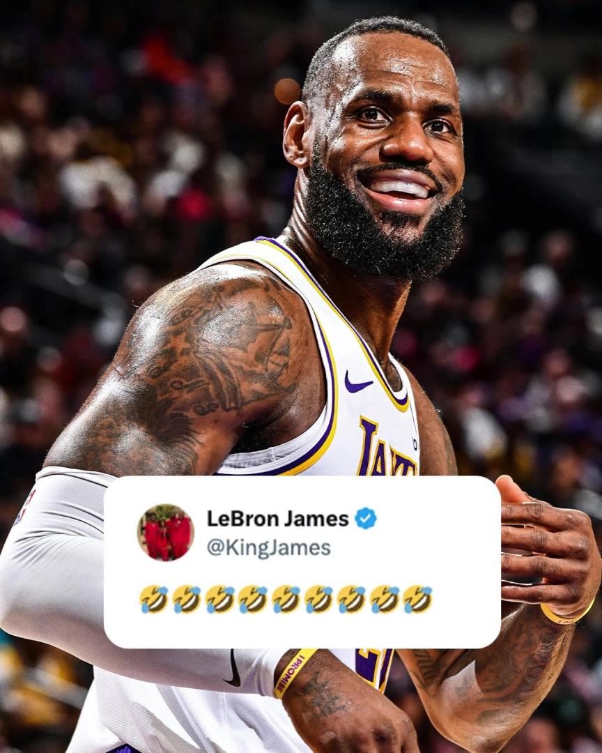 老詹你知道了啥？獨行俠抽中狀元簽后，詹姆斯推特上發出耐人尋味的表情