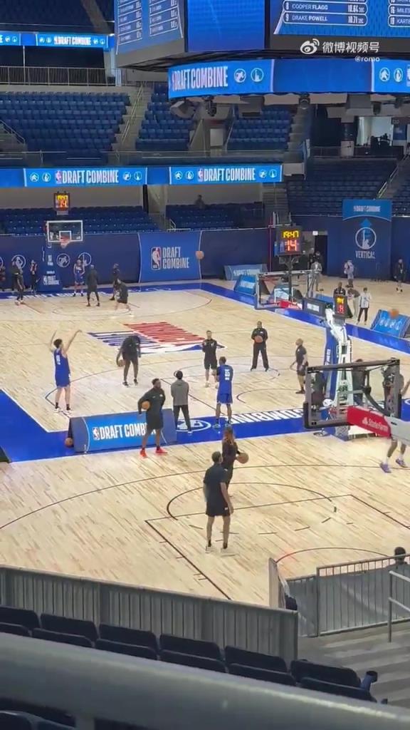 三分比中投還準！楊瀚森聯合試訓中的投籃表現，勉強算合格？