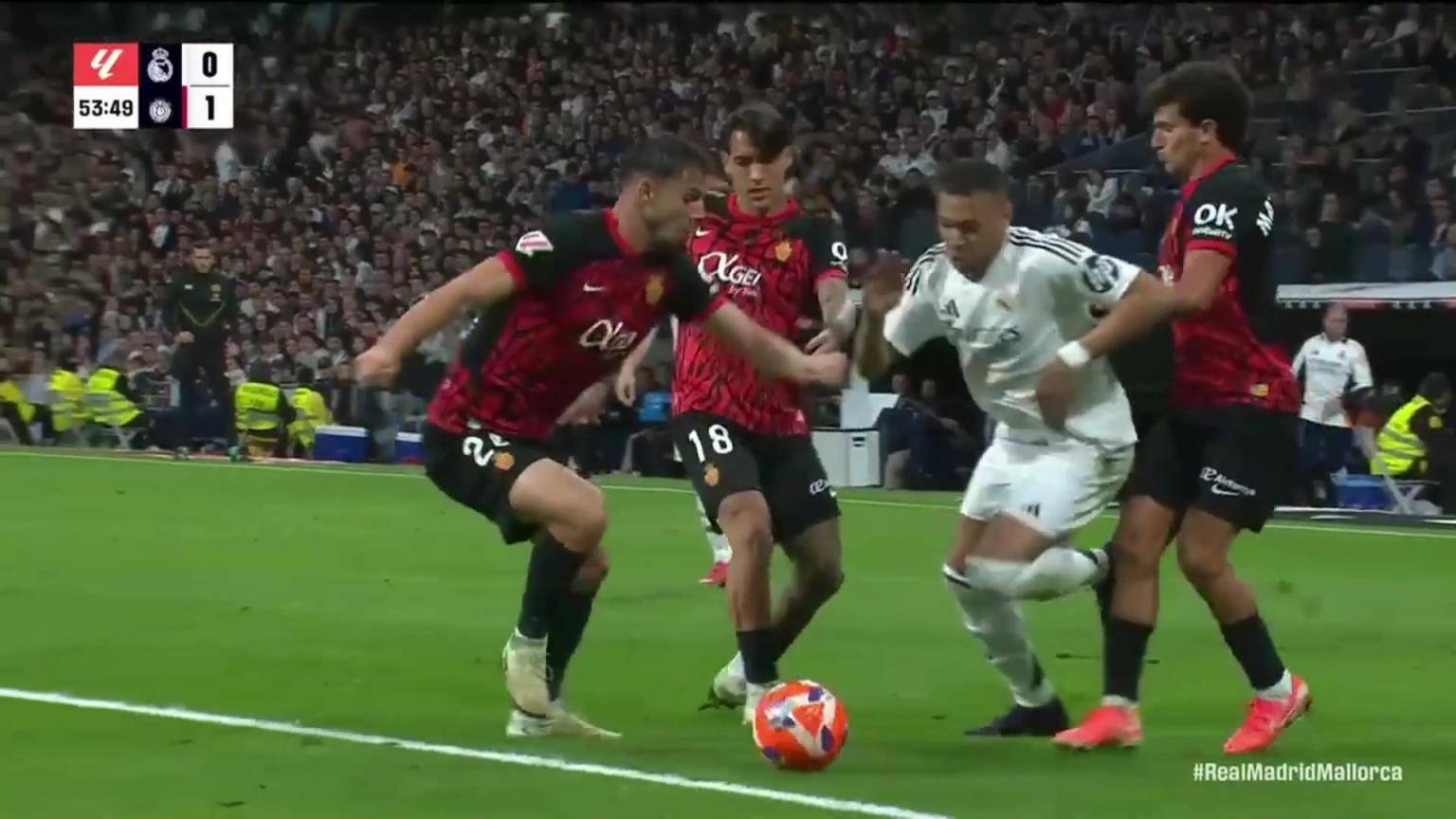 【集錦】西甲-姆巴佩破門拉蒙絕殺 皇馬狂轟39腳射門2-1馬洛卡