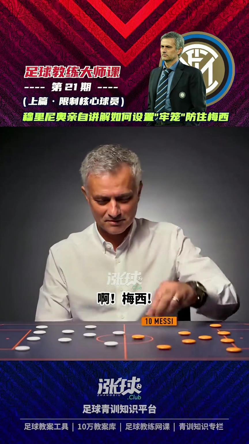 什么水平??穆里尼奧親自講解如何防住梅西