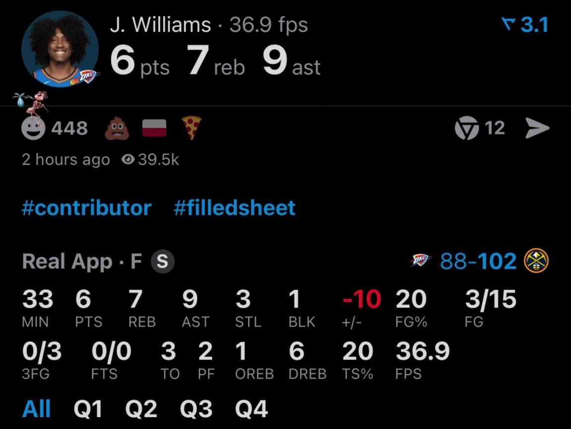二當(dāng)家關(guān)鍵戰(zhàn)拉大胯！杰倫威15中3只拿下6分！