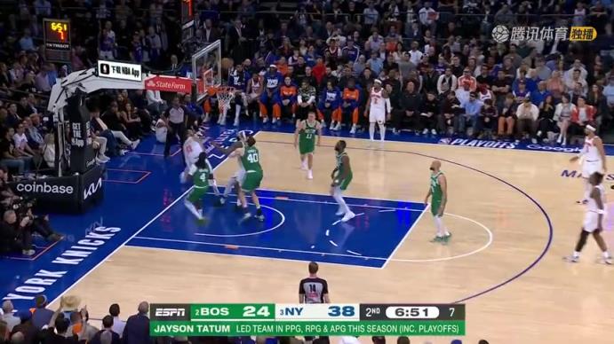 大頭也太強了布倫森加速左路硬突霍勒迪 高難度左手反籃打進