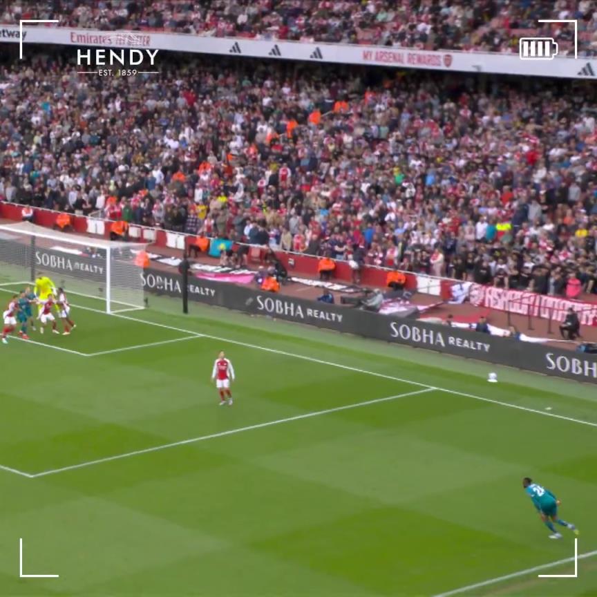 這身高！感覺懷森站著就攻破阿森納球門了