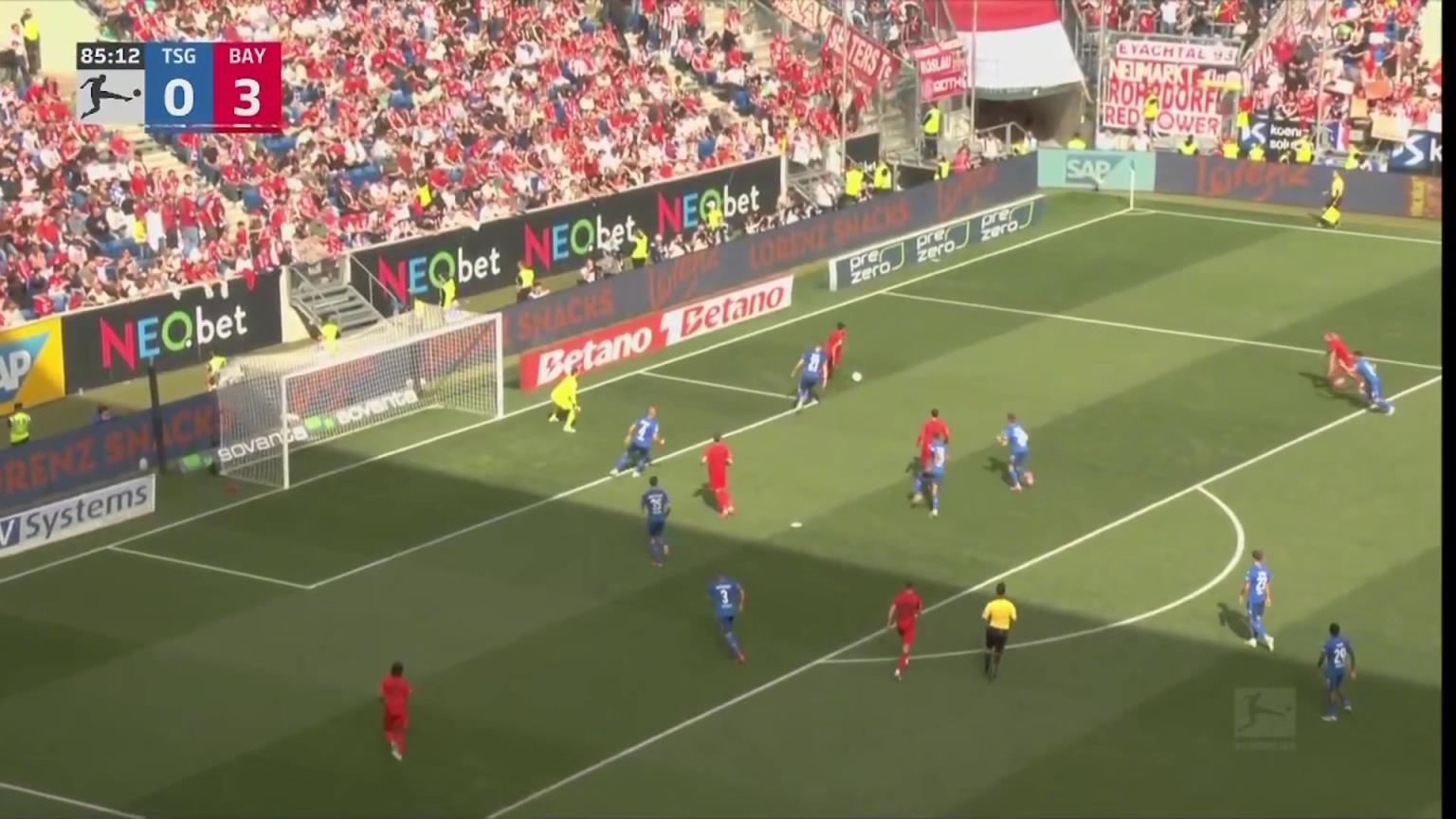 拜仁4-0領先！凱恩第87分鐘替補建功，打入個人德甲第26球