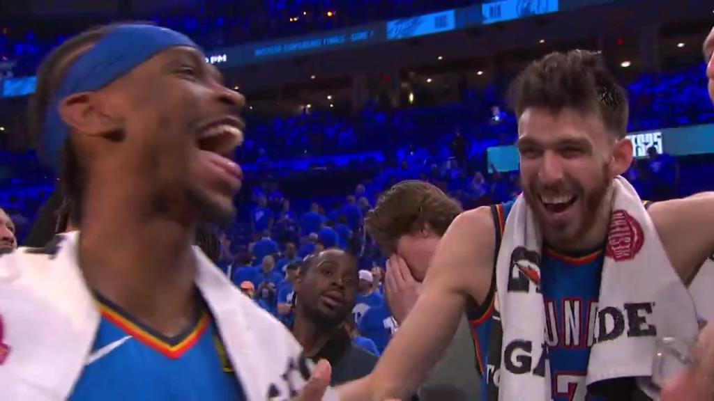 殺入西決!切特賽后吹爆SGA:你知道這是誰嗎?MVP!