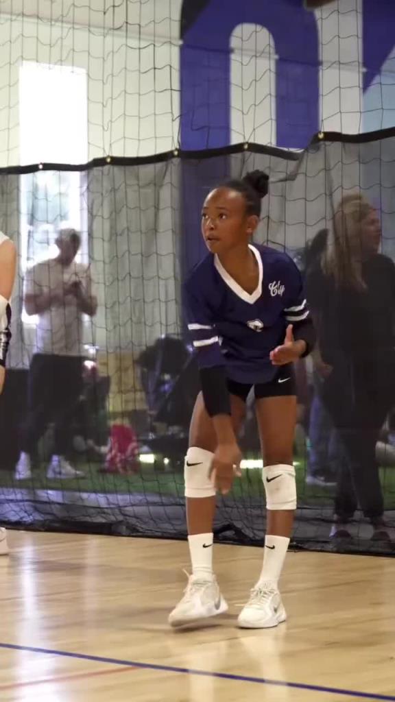 把天賦帶到排球場!詹姆斯女兒朱莉打排球 這天賦也是頂級啊~