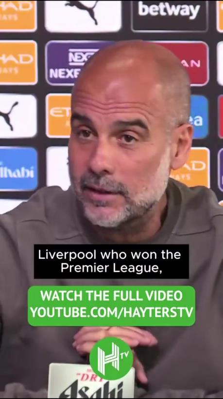 鳥化!瓜帥:除紐卡、利物浦還有曼城的社區(qū)盾,其他隊(duì)沒(méi)獎(jiǎng)杯