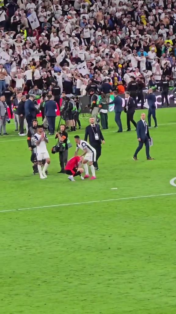 無緣歐聯冠軍!加納喬蹲在地上掩面而泣,多名熱刺球員送上安慰