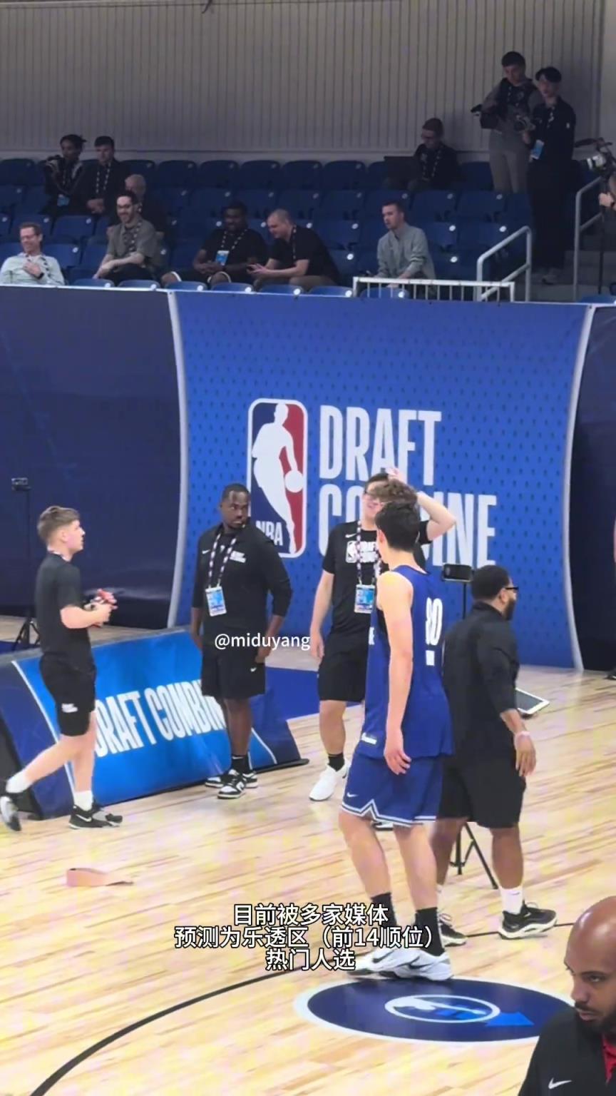 來(lái)自俄羅斯的Egor Demin，目前預(yù)測(cè)第14順位被NBA選中