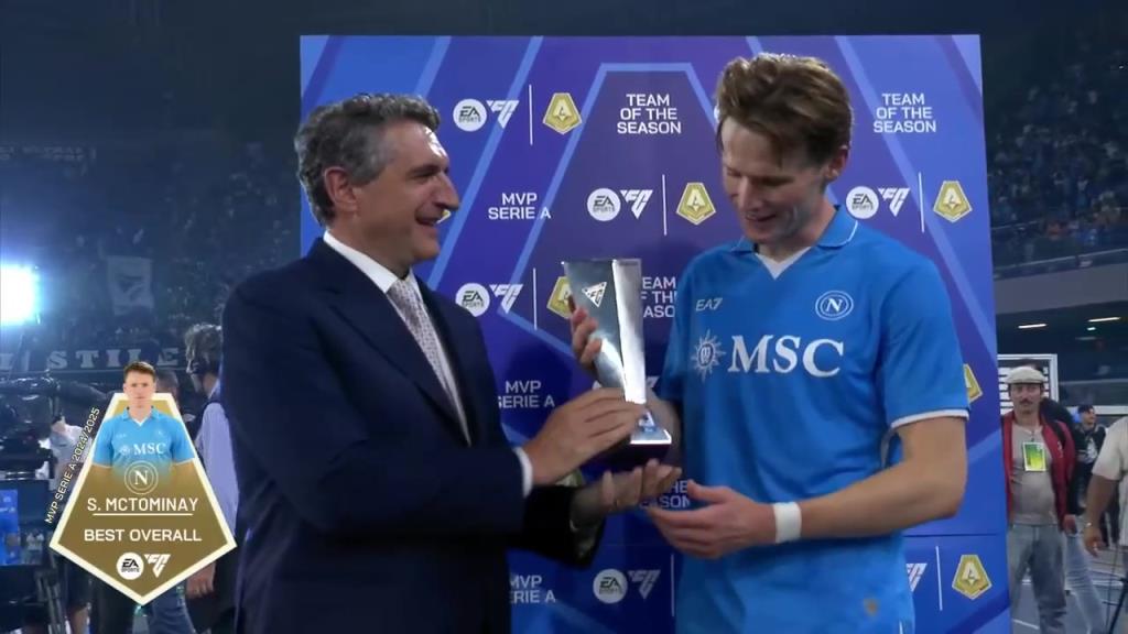 麥神!麥克托米奈當(dāng)選意甲MVP!賽季12球4助帶隊(duì)奪冠!