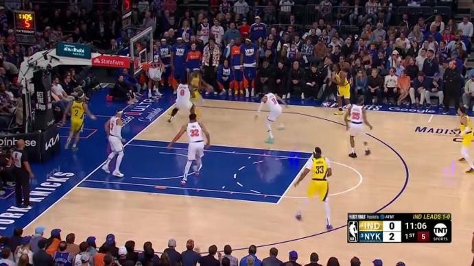 今天殺瘋了！西卡半場23分撐起球隊進攻火力