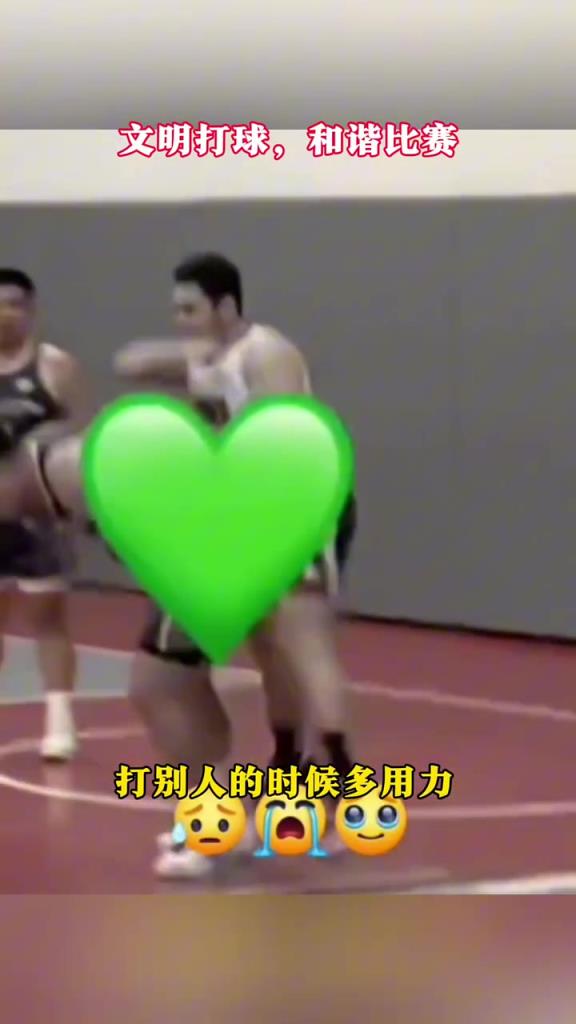 文明打球，和諧比賽，這種行為不可取