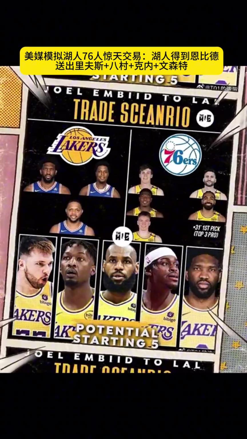 今年首輪出局，美媒模擬炸裂交易！里夫斯等人五換一恩比德