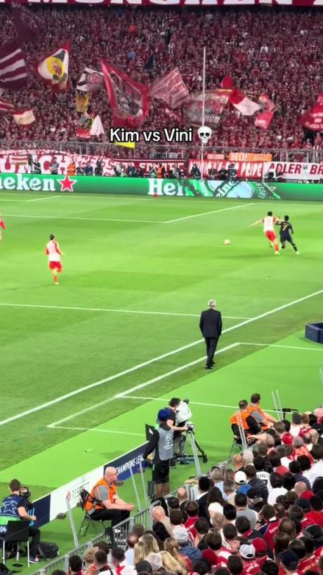 先卡身位，韓國球迷：大金子在身體對抗方面絲毫不怵維尼修斯