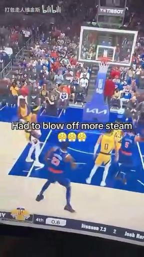 泄火！尼克斯球迷用2k復仇了步行者，比分是431比3！