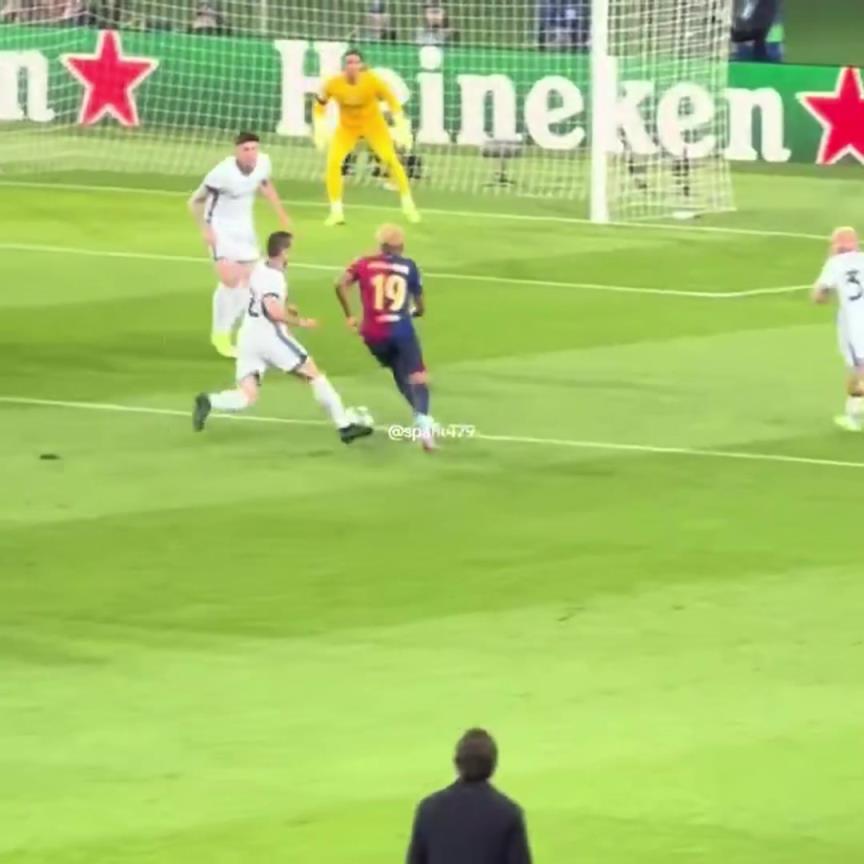 絕妙的一腳！亞馬爾對陣國米的進球被評為24-25賽季歐冠最佳進球