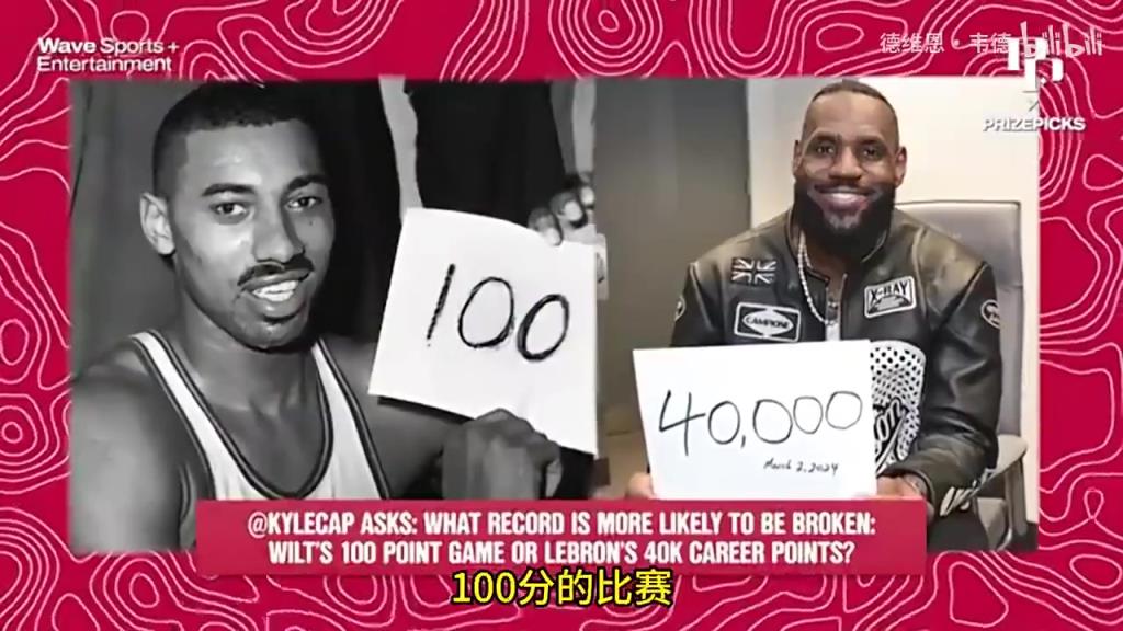 張伯倫單場百分和詹姆斯4萬分哪個更容易？保羅喬治：100分！