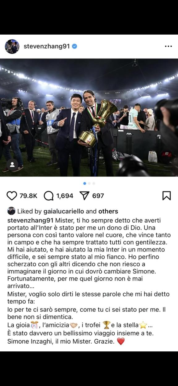 張康陽道別小因:我能簽下他是上帝給我的禮物,無法想象他走了!