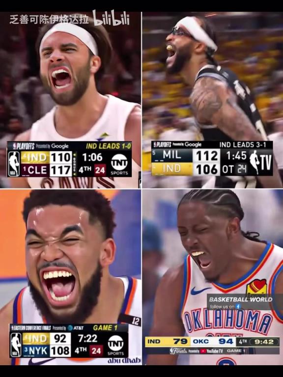 這都是哈利伯頓干的！博主盤點各隊被哈利絕殺前仍領先時的表情！