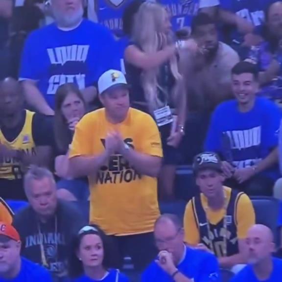 今天比你男人硬!哈利伯頓女友和雷霆球迷對噴垃圾話