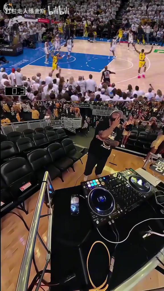 看傻了還是猜到了？步行者DJ看到哈利伯頓G1絕殺后的反應(yīng)……