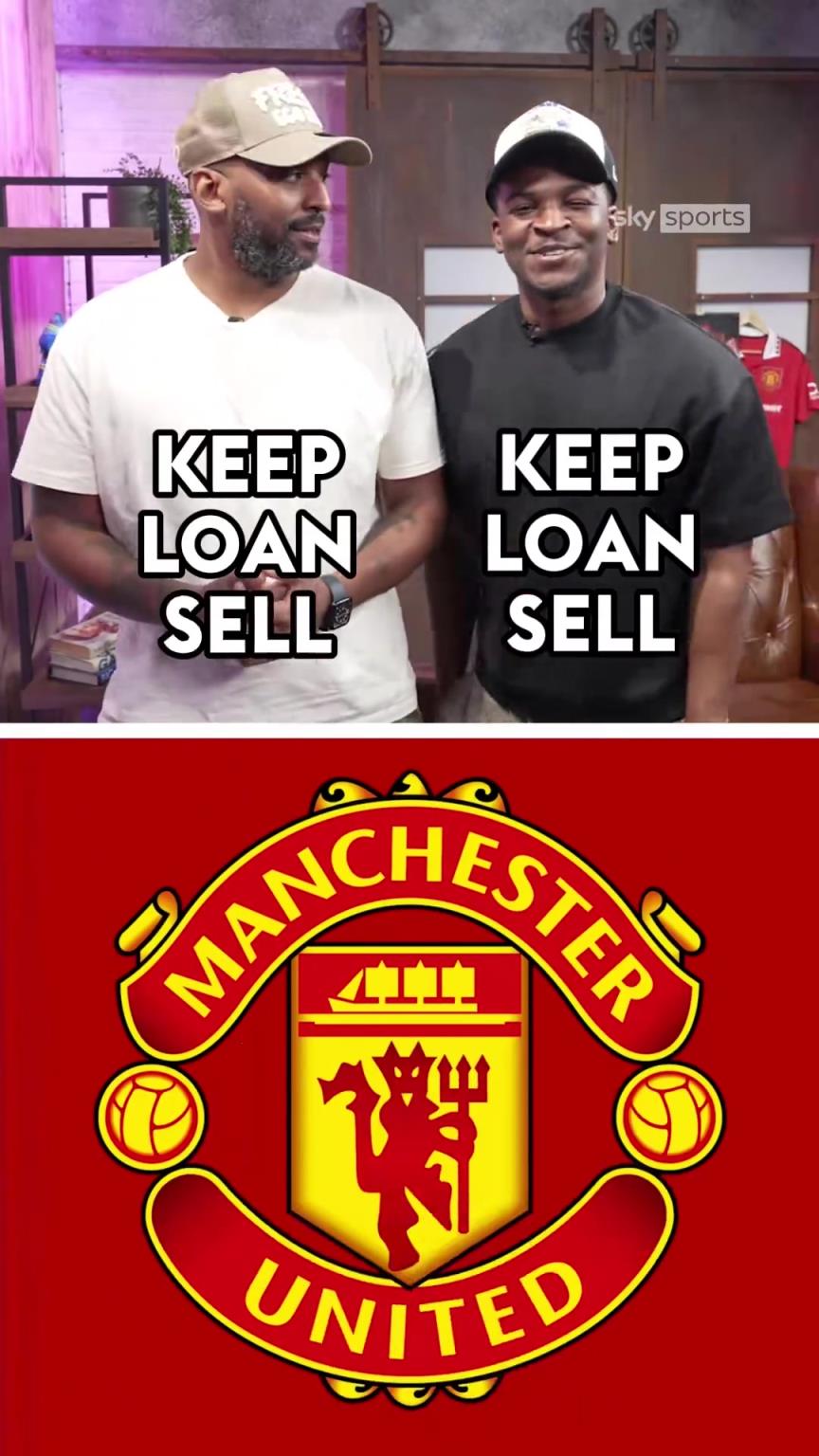 天空體育嘉賓就曼聯球員是應該出售、租借還是留隊進行投票