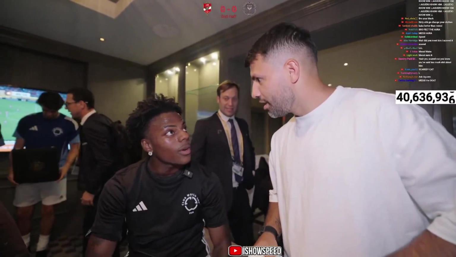 真敢說！阿奎羅嘲諷：你偶像C羅咋沒來踢世俱杯，在電視前觀戰？