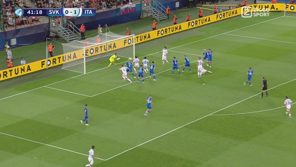 【集錦】U21歐青賽-卡薩迪開場7分鐘破門 意大利1-0斯洛伐克