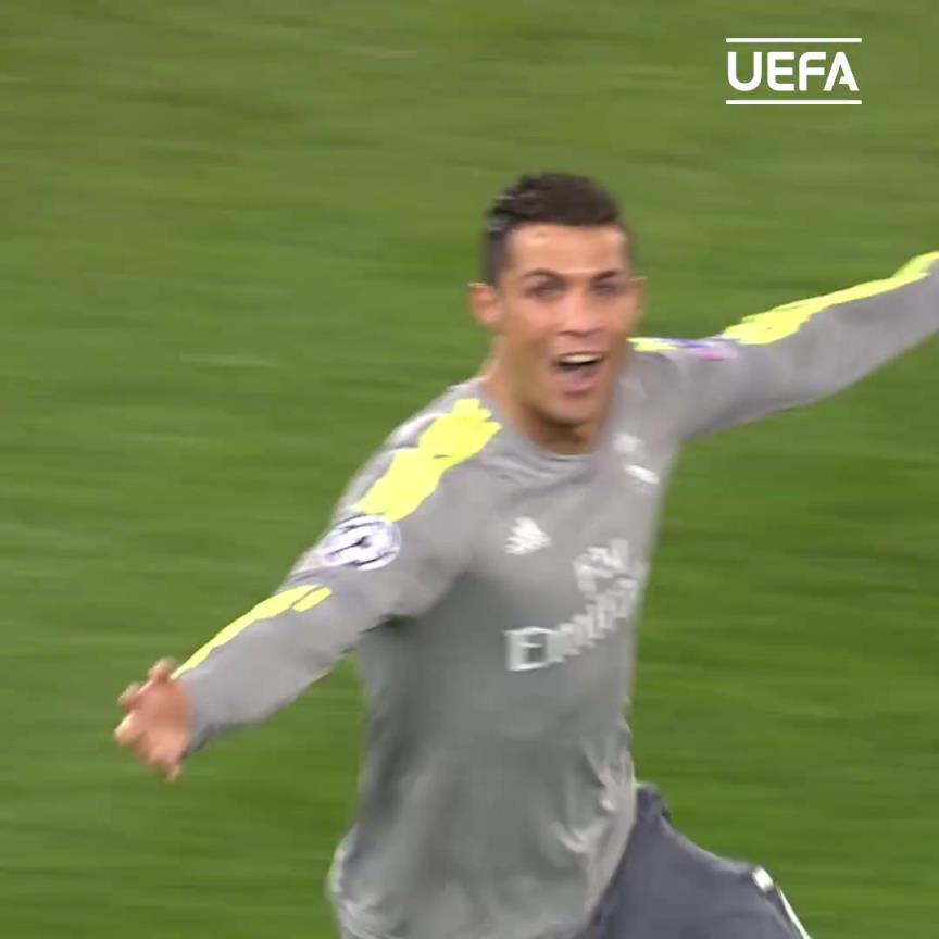 歐冠先生！歐冠官方曬C羅進球配文：克里斯蒂亞諾總能做到！