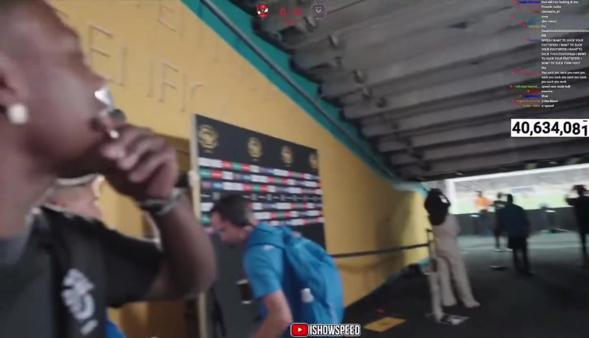 甲亢哥在球門后現場觀看了邁阿密門將撲點瞬間，這座位多少錢